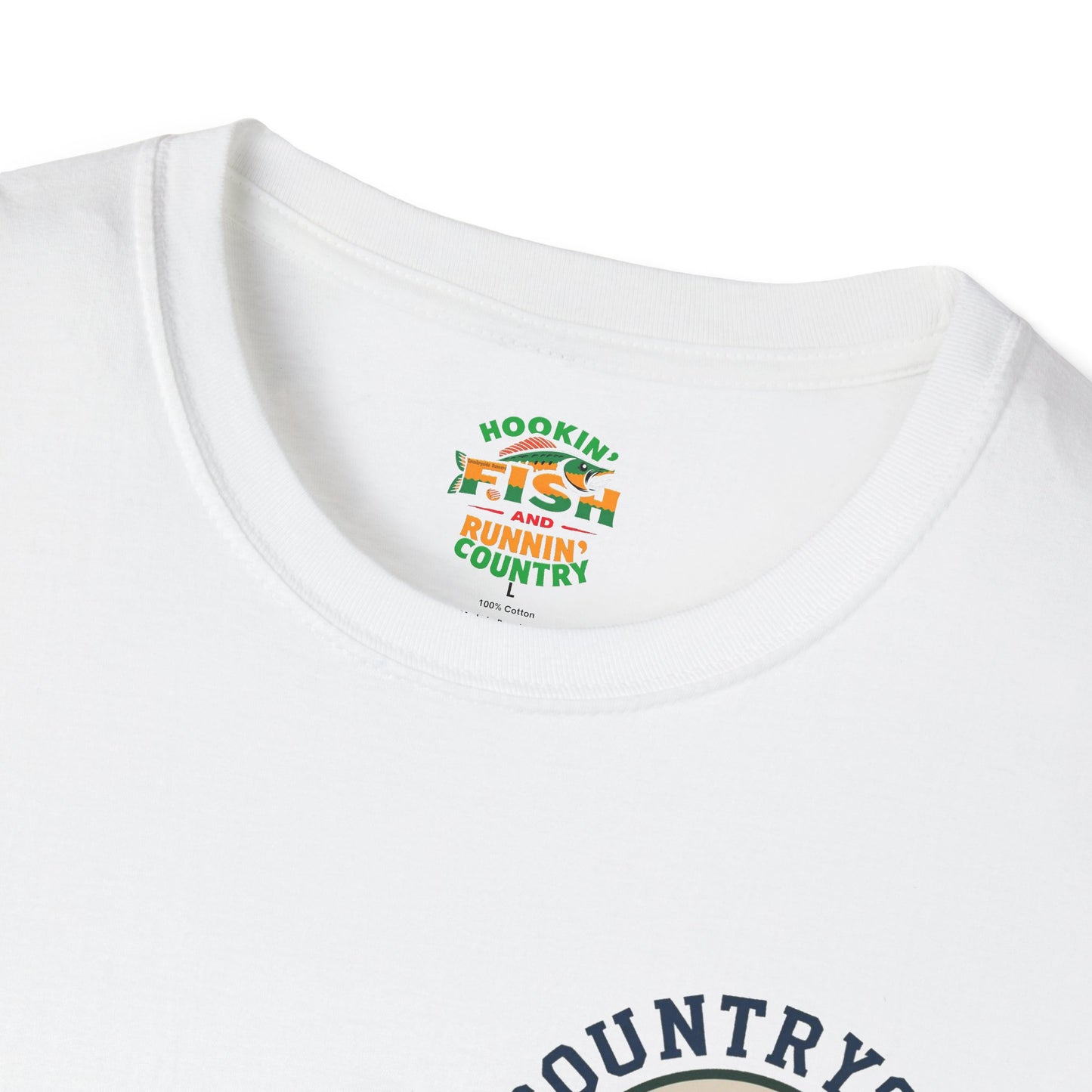 Hooked- Countryside Fishing T-Shirt rods and country