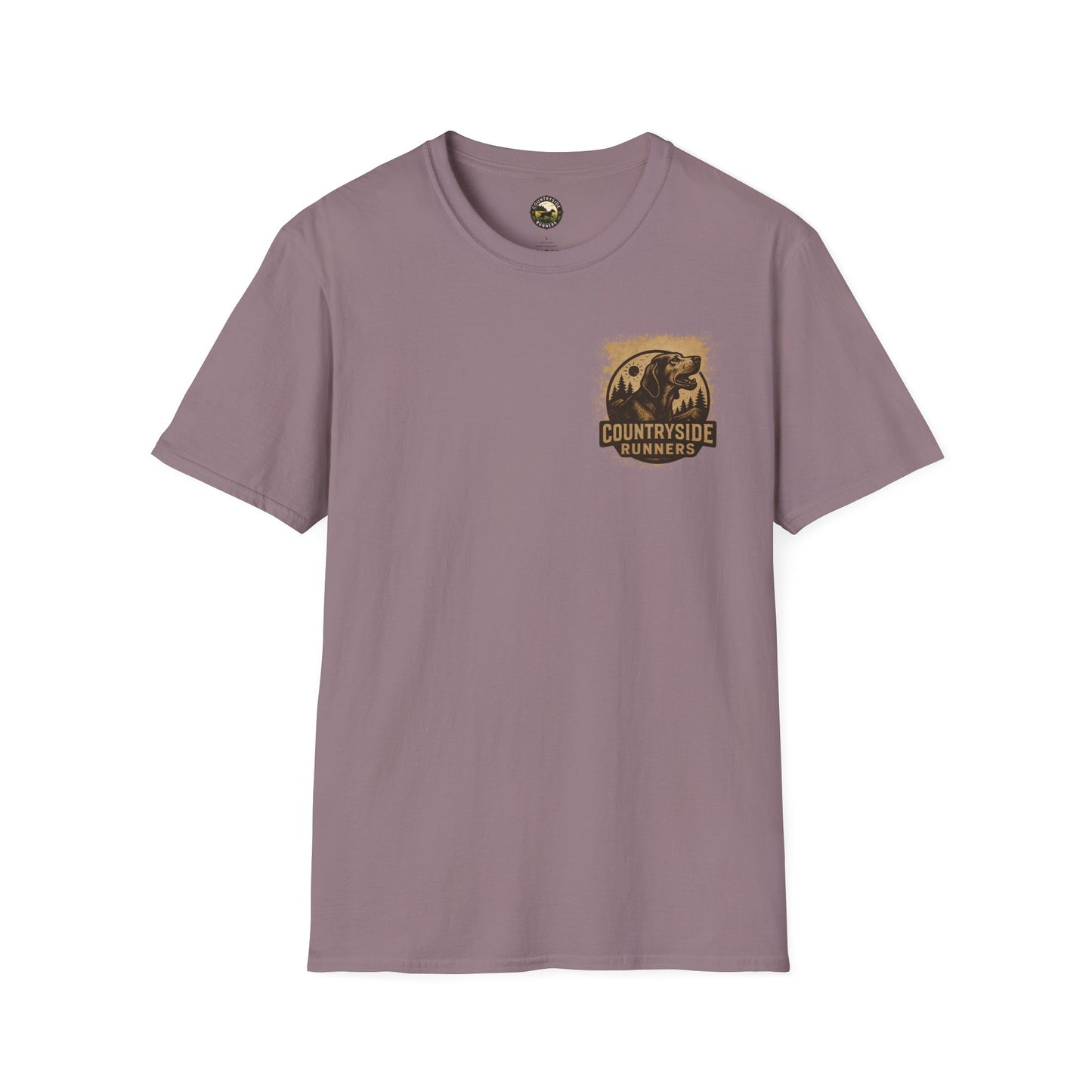 Countryside Runners Unisex Softstyle T-Shirt - Perfect for Dog Lovers, Runners, Outdoor Adventures, Gifts, Casual Wear