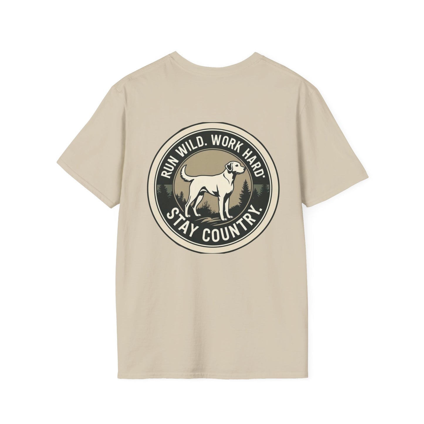 Countryside Runners Unisex Softstyle T-Shirt | Outdoor Adventure Tee, Nature Lover Shirt, Gift for Dog Owners, Running Apparel, Casual Wear