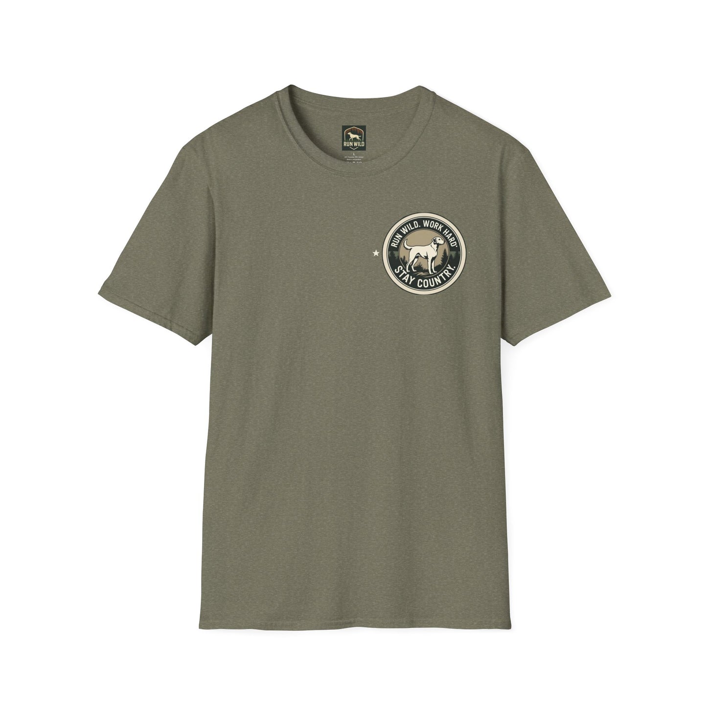 Unisex Softstyle T-Shirt featuring Outdoor Dog & Running Themes | Perfect Gift for Dog Lovers, Runners, Outdoor Enthusiasts, [...]