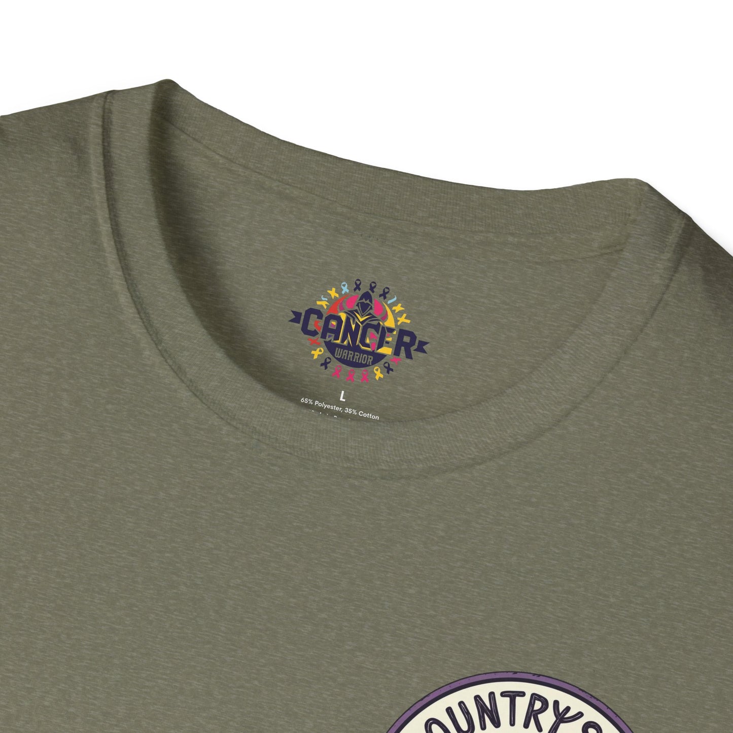 Cancer Warrior Unisex Softstyle T-Shirt, Support Tee, Awareness Shirt, Gift Idea for Cancer Fighters, Inspirational Apparel