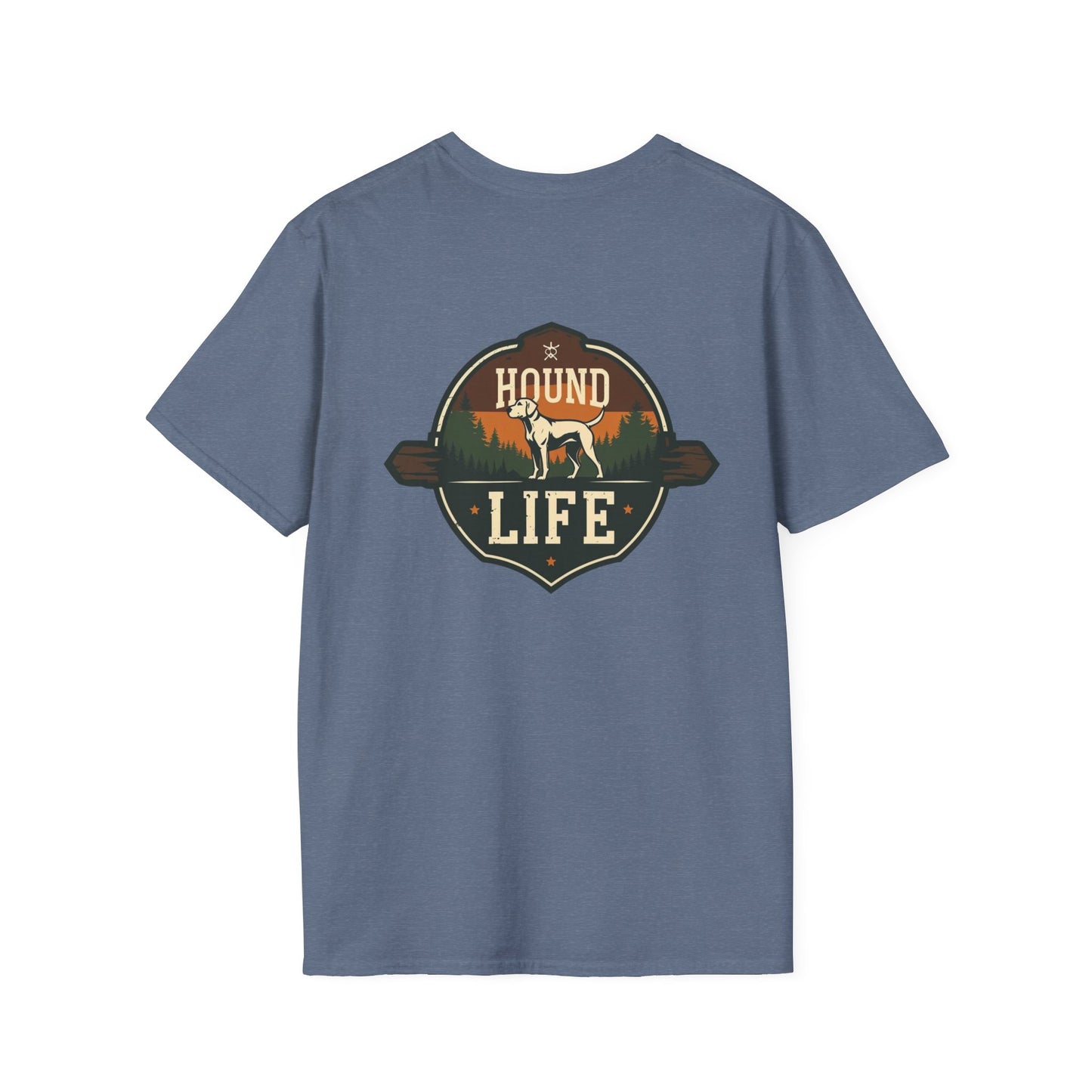 Hound Life Unisex Softstyle T-Shirt, Dog Lover Tee, Gift for Pet Owners, Casual Wear, Outdoor Adventure Shirt