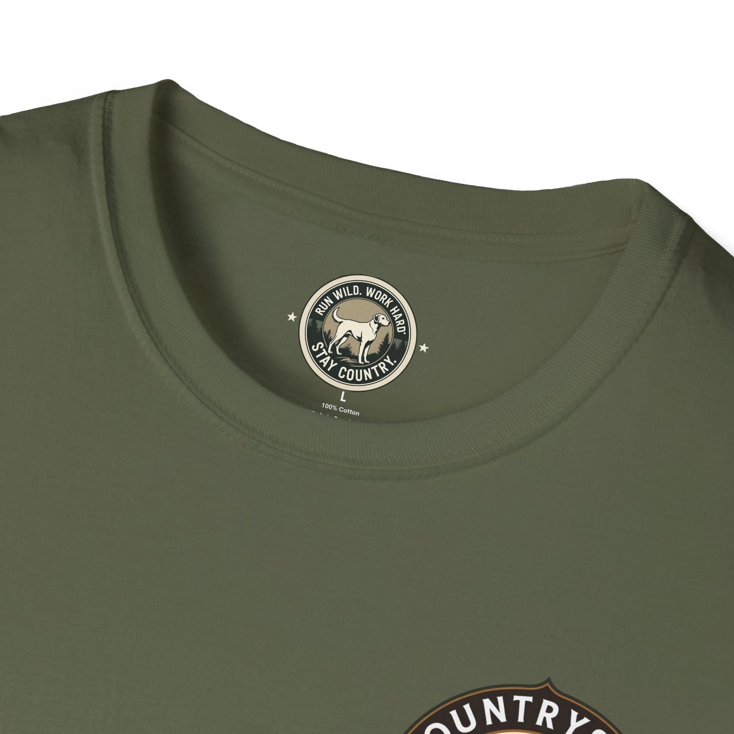 Countryside Runners Unisex Softstyle T-Shirt | Outdoor Adventure Tee, Nature Lover Shirt, Gift for Dog Owners, Running Apparel, Casual Wear
