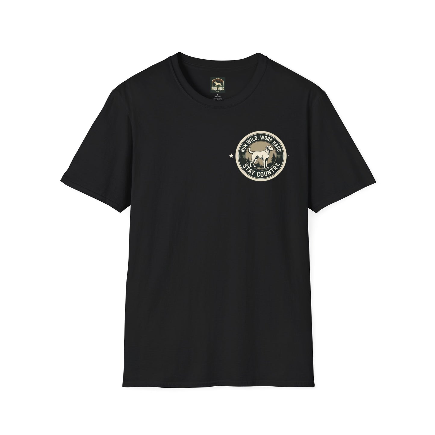 Unisex Softstyle T-Shirt featuring Outdoor Dog & Running Themes | Perfect Gift for Dog Lovers, Runners, Outdoor Enthusiasts, [...]