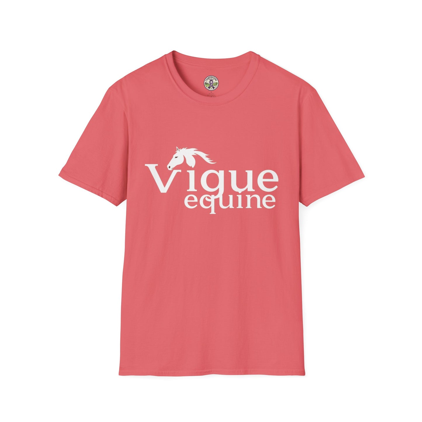 Alley Cat Vigue Equine LLC Merch for Countryside Runners- soft style t-shirt