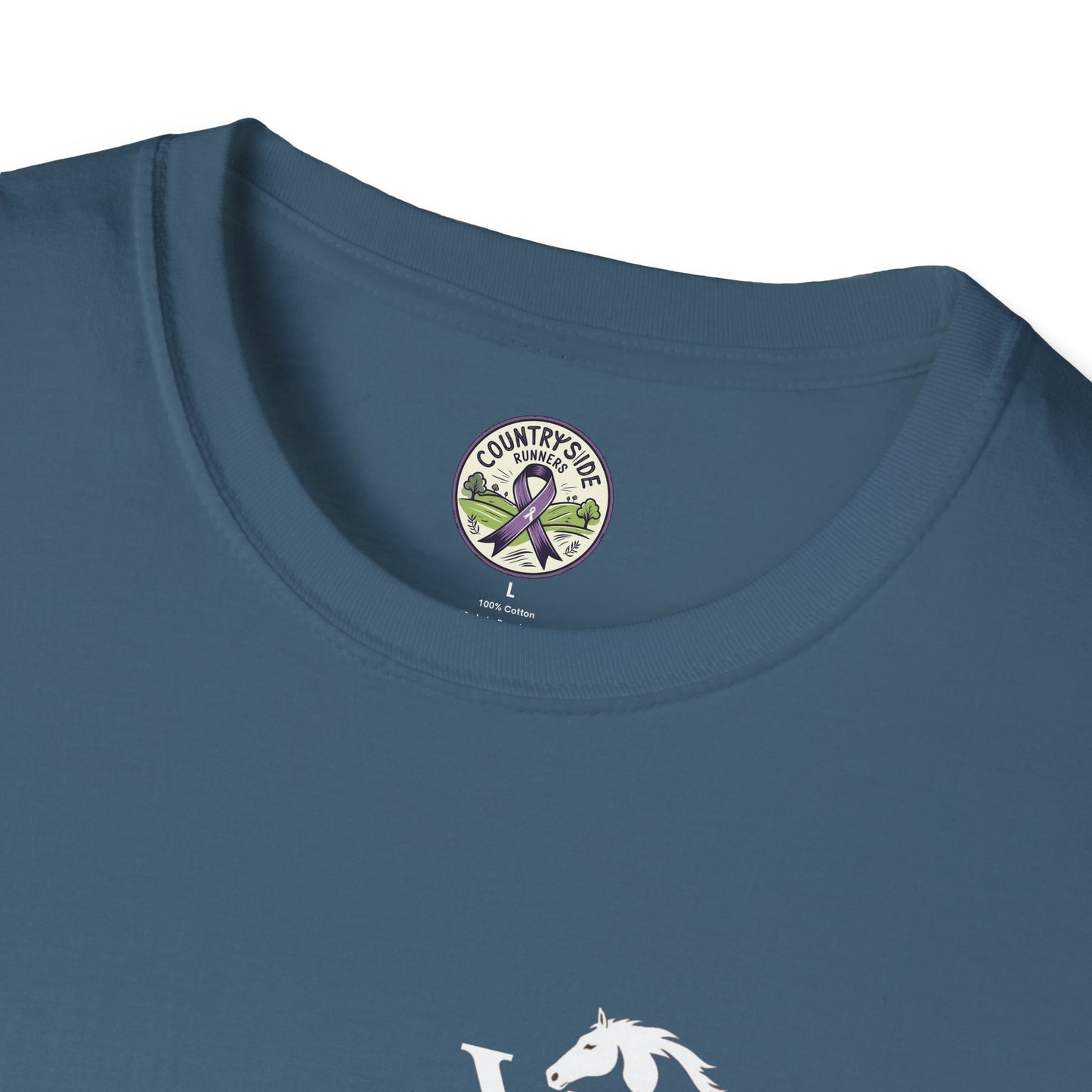 Vigue Equine LLC Merch for Countryside Runners- soft style t-shirt