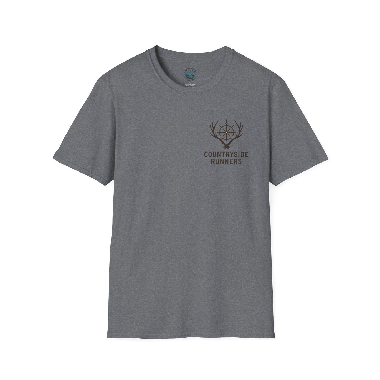 Countryside Runners T-Shirt, Rustic Outdoor Apparel, Gift for Dog Lovers, Hiking Shirt, Country Life Fashion