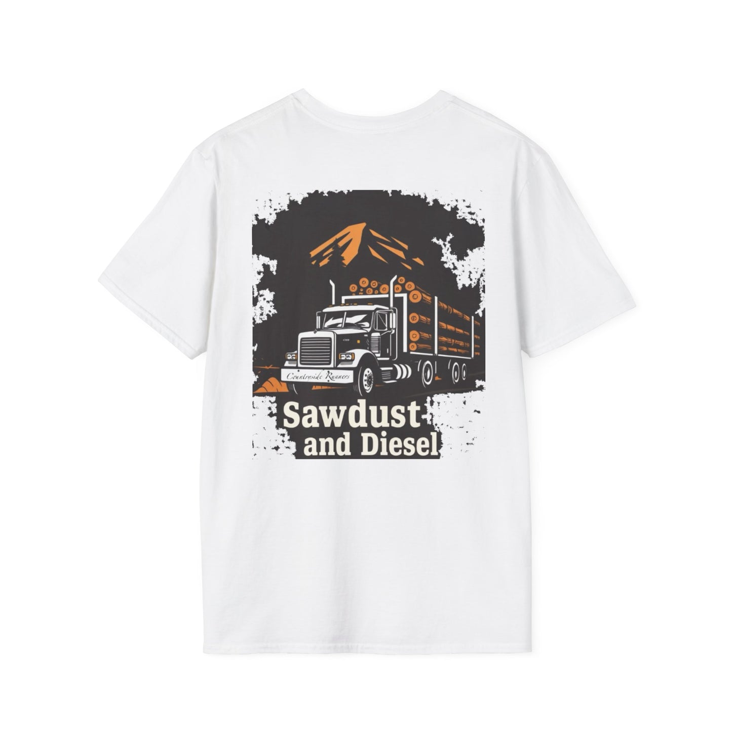 Sawdust and Diesel blue collar built T-Shirt