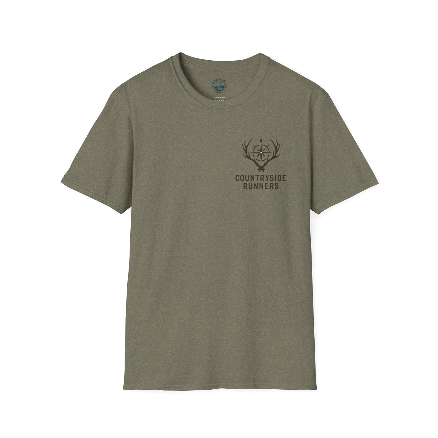 Countryside Runners T-Shirt, Rustic Outdoor Apparel, Gift for Dog Lovers, Hiking Shirt, Country Life Fashion