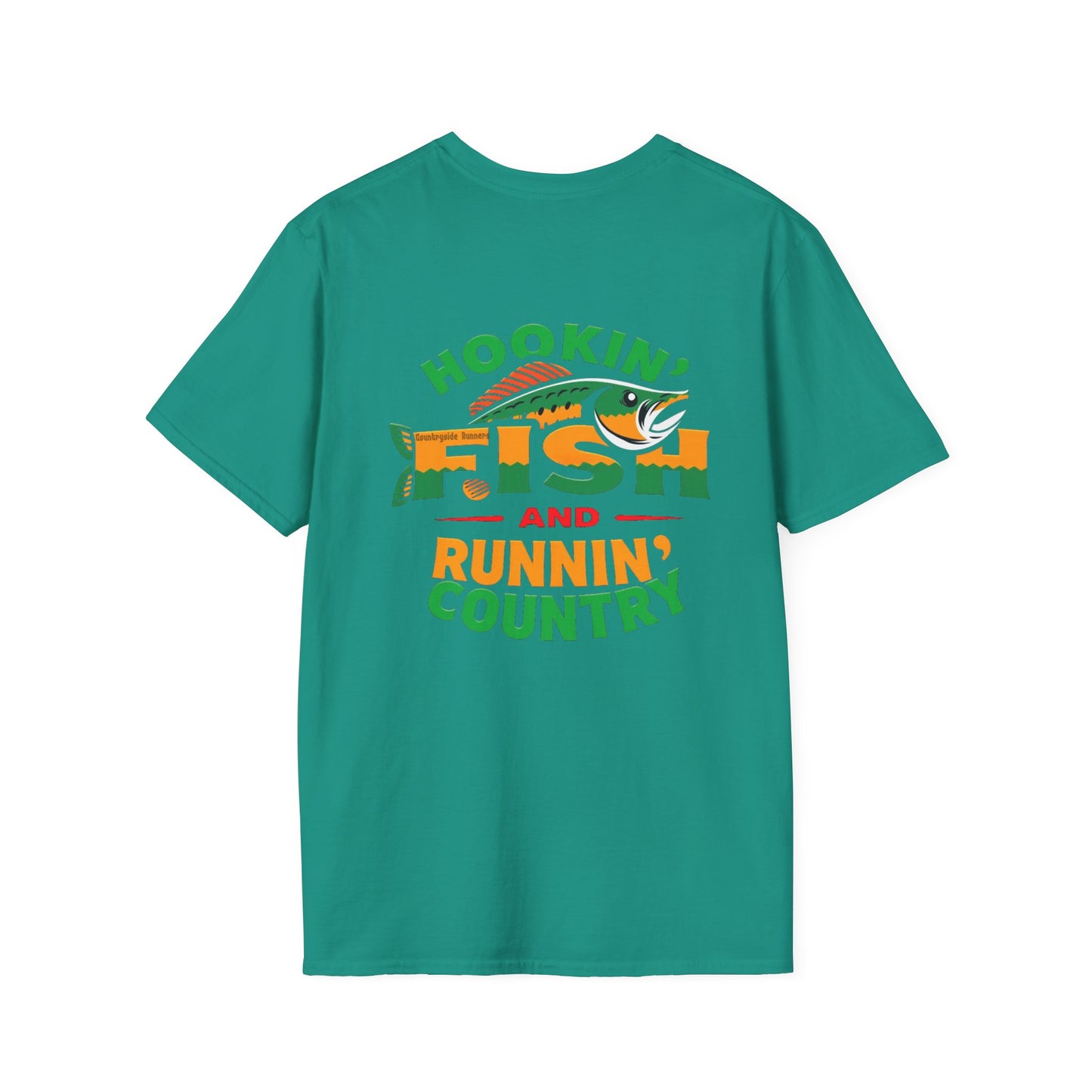 Countryside Fishing T-Shirt - rods and country