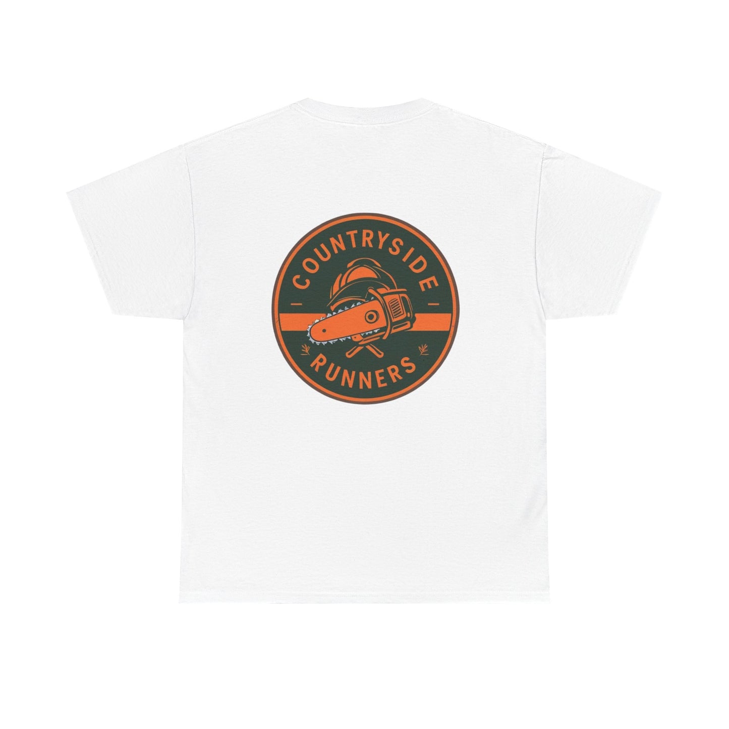 Blue collar line- Countryside Runners Heavy Cotton Tee, Running Shirt, Unisex T-Shirt, Sports Apparel, Outdoor Activity Gear, Gift for Runners