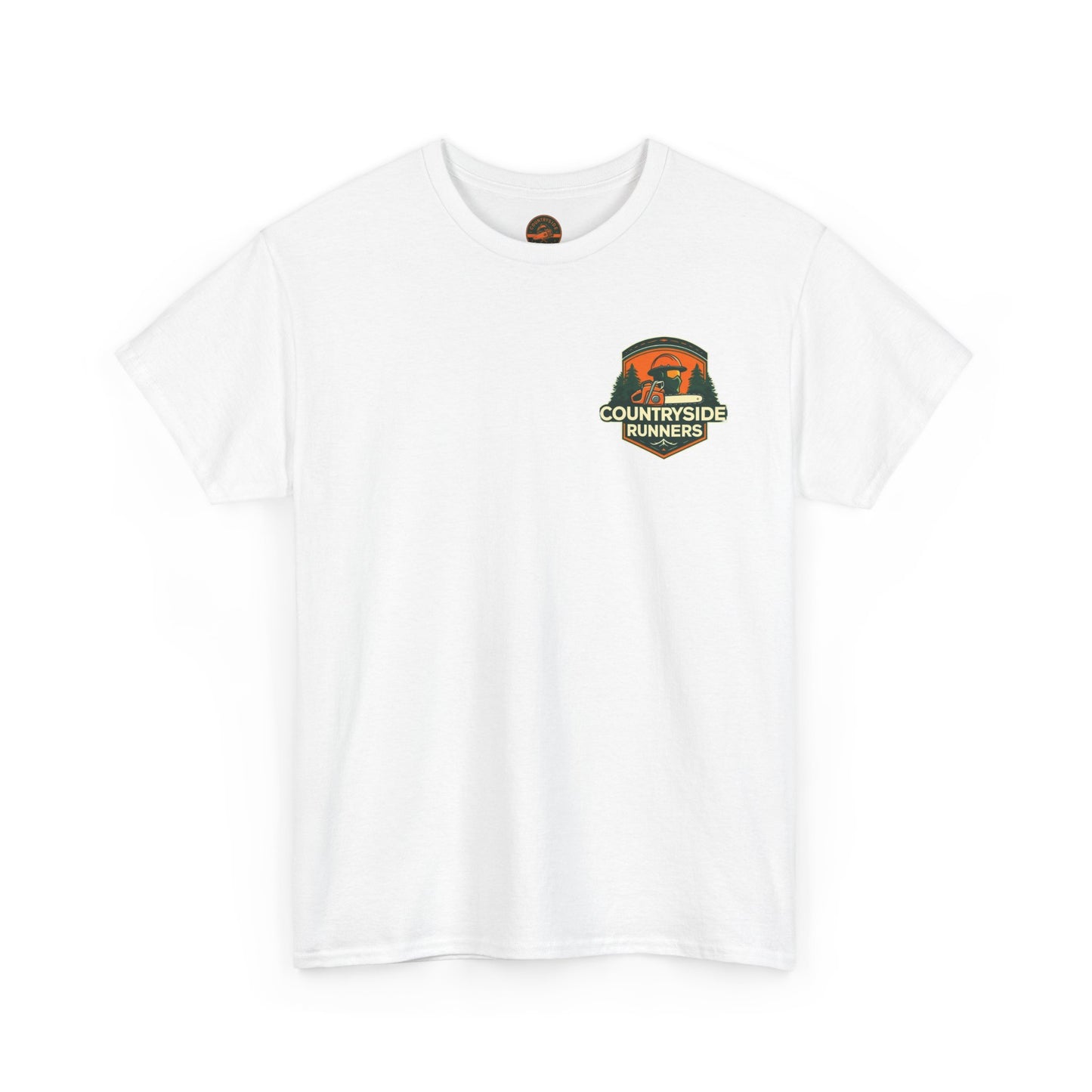 Blue collar line- Countryside Runners Heavy Cotton Tee, Running Shirt, Unisex T-Shirt, Sports Apparel, Outdoor Activity Gear, Gift for Runners