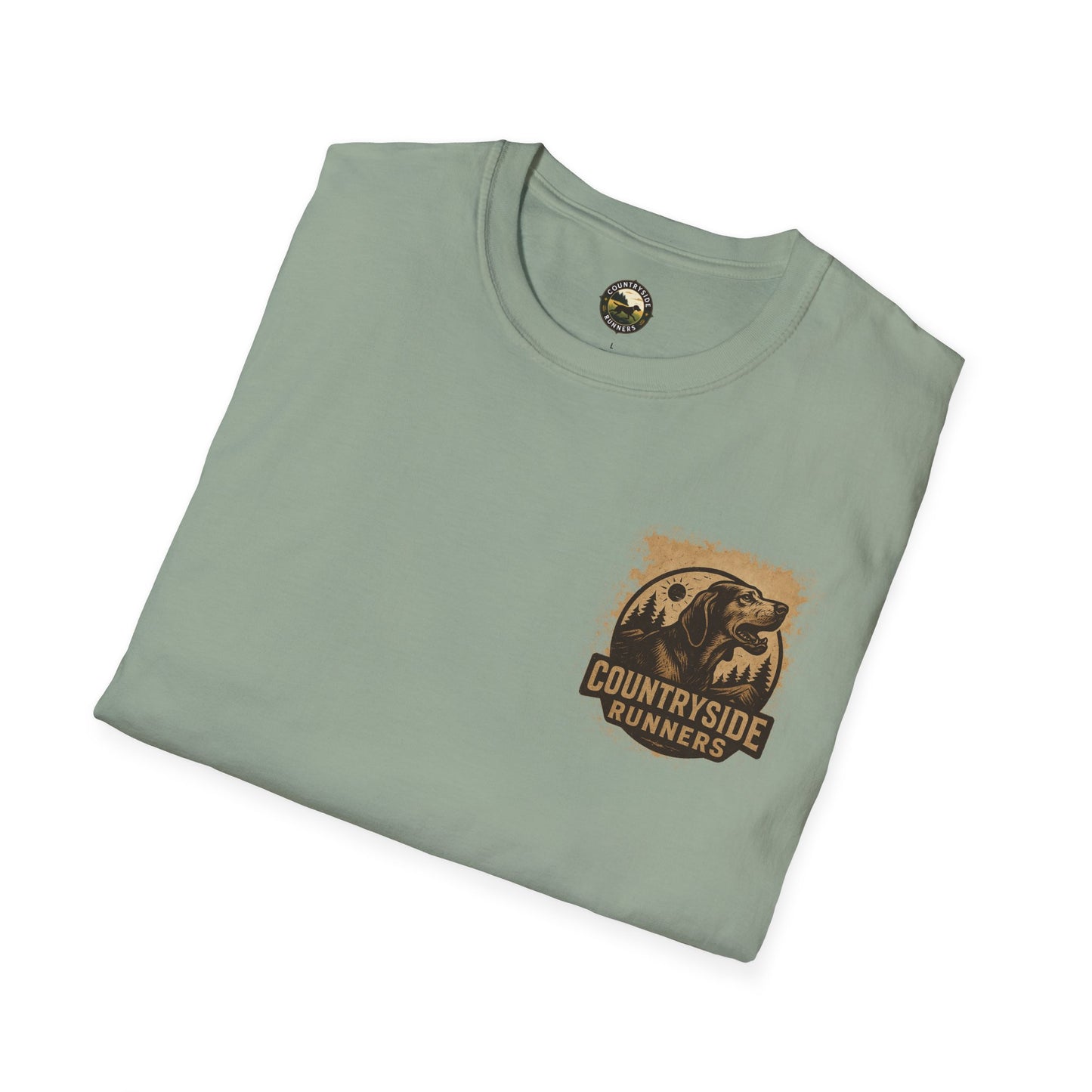 Countryside Runners Unisex Softstyle T-Shirt - Perfect for Dog Lovers, Runners, Outdoor Adventures, Gifts, Casual Wear