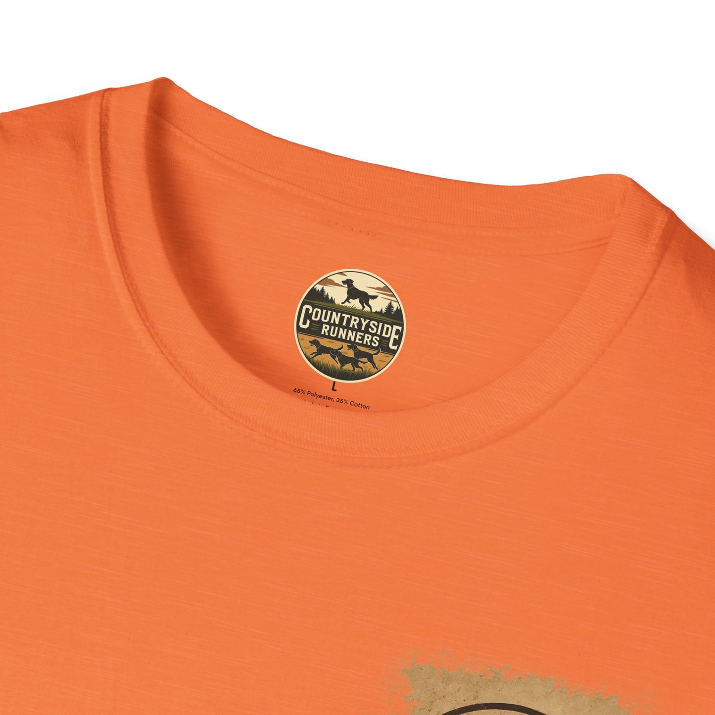 Countryside Runners T-Shirt | Unisex Graphic Tee for Dog Lovers | Nature Sports Shirt | Gift for Runners | Outdoor Adventure Apparel