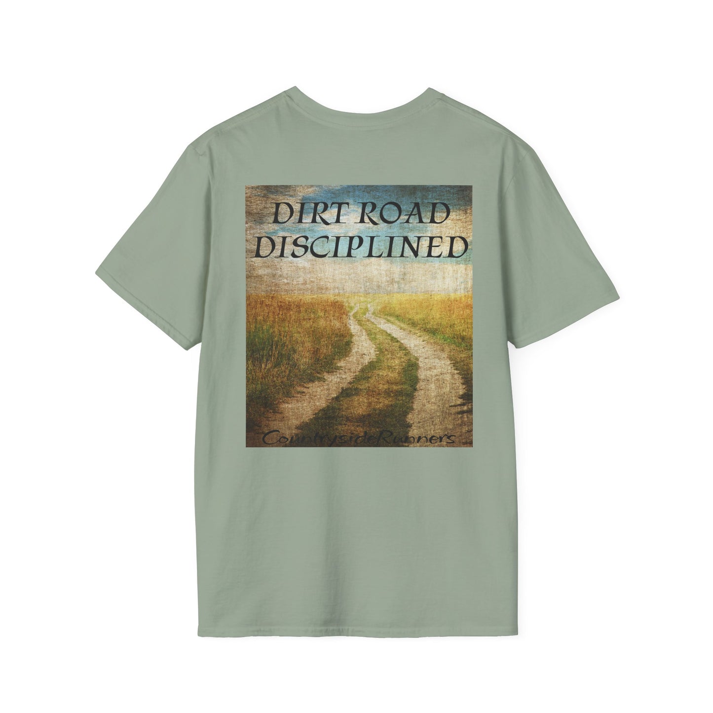 Dirt Road Disciplined Countryside Runners brand T-shirt