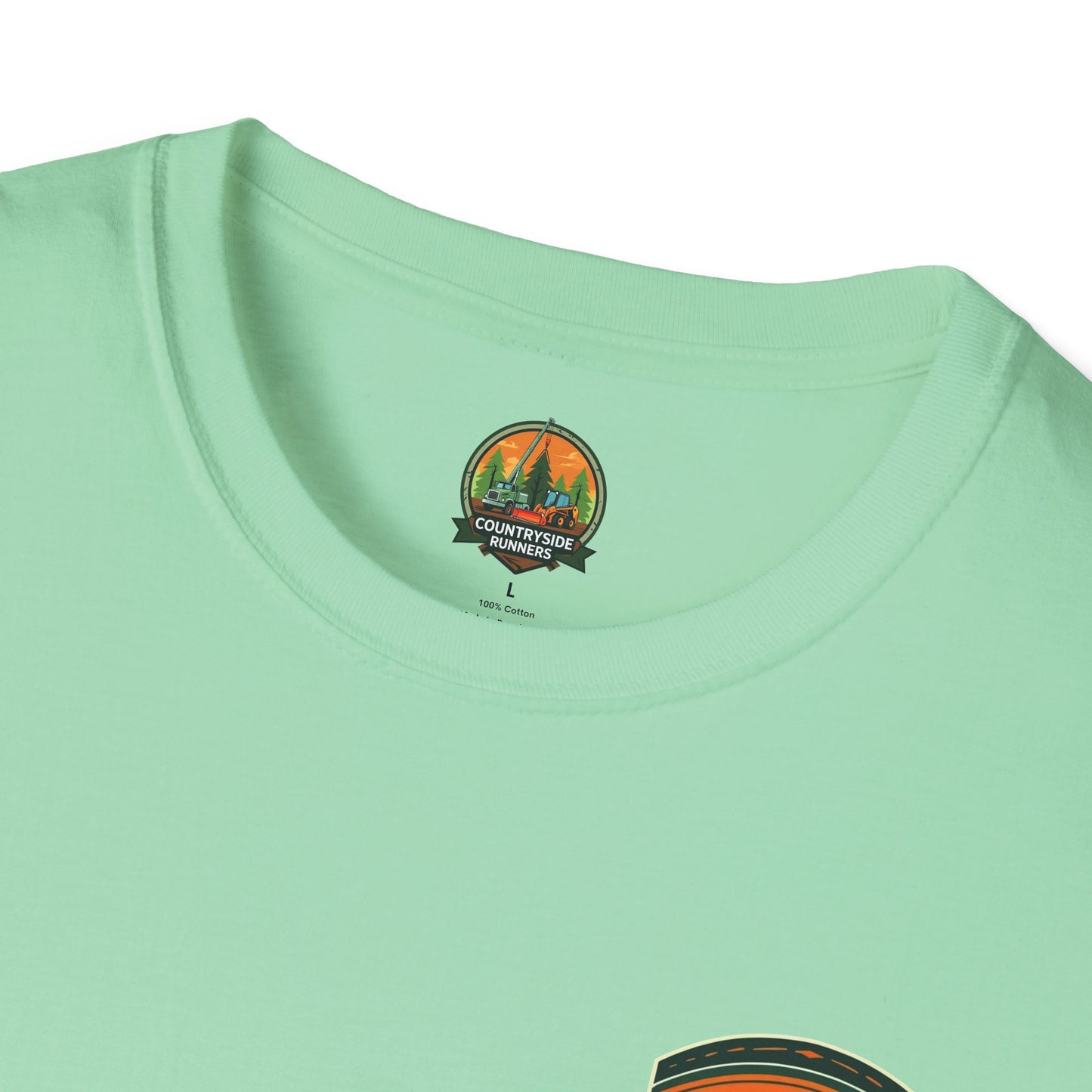 Countryside Runners Blue Collar line Heavy Duty Equipment T-Shirt | Outdoor Adventure Tee, Gift for Nature Lovers, Hiking Apparel, Casual Wear, Eco-Friendly Clothing