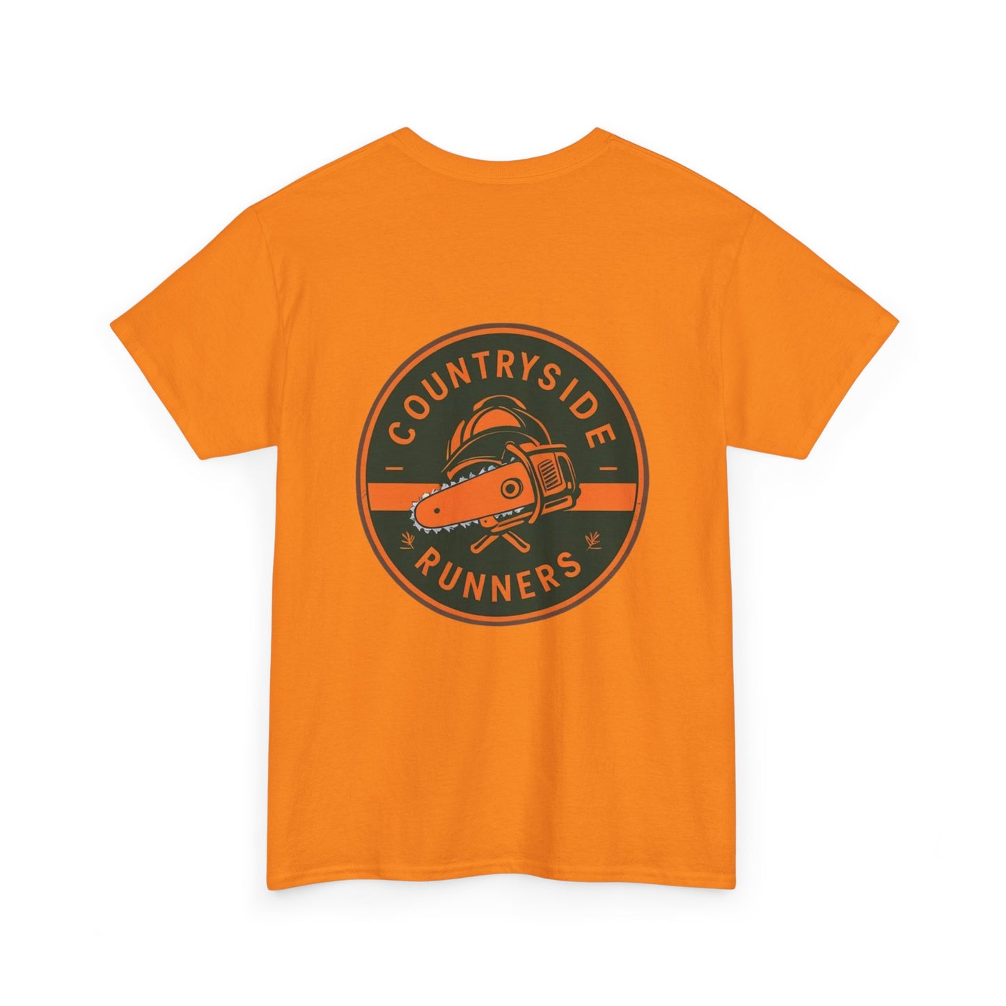 Blue collar line- Countryside Runners Heavy Cotton Tee, Running Shirt, Unisex T-Shirt, Sports Apparel, Outdoor Activity Gear, Gift for Runners