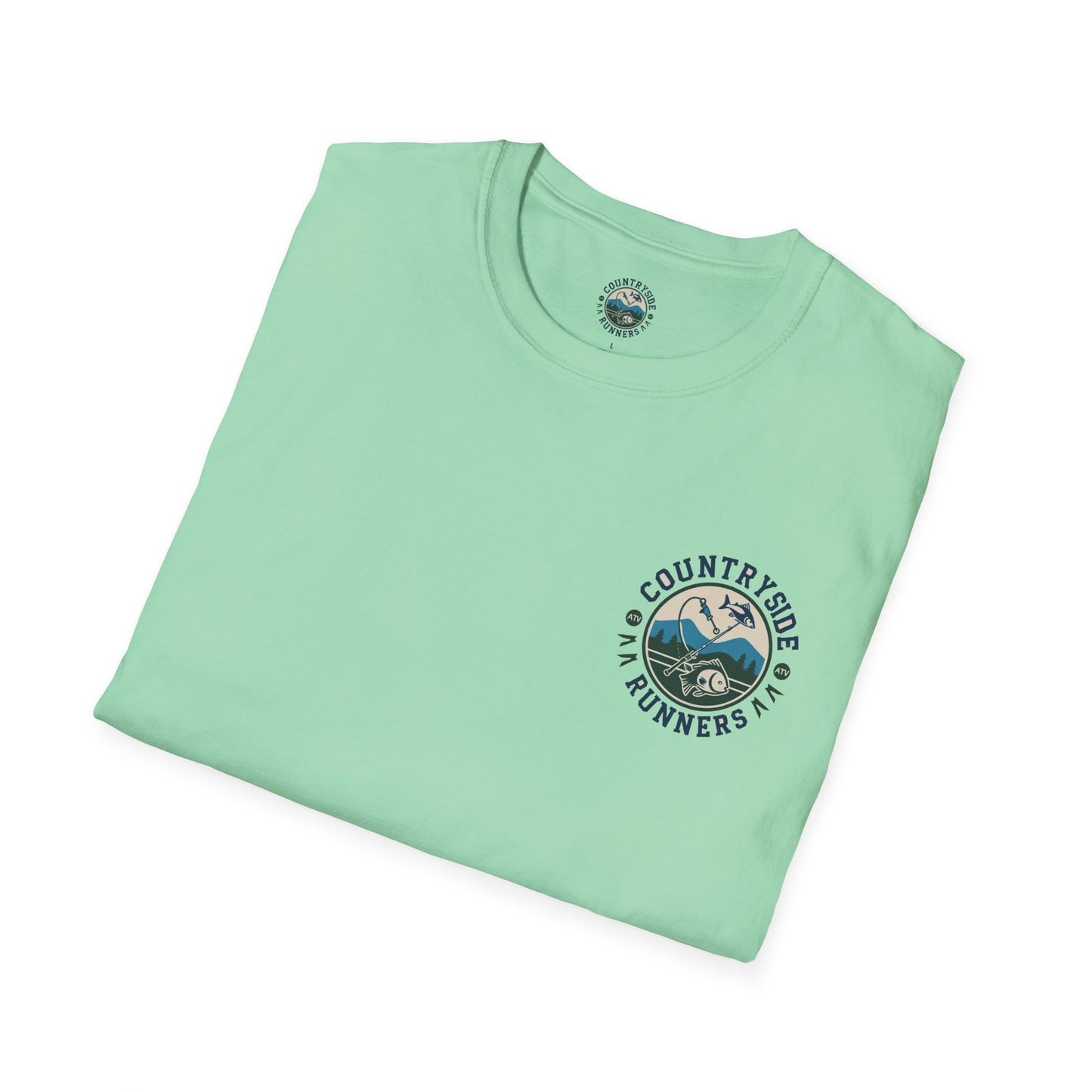 Adventure-Themed Unisex Softstyle T-Shirt, Fishing Tee, Outdoor Enthusiasts, Gift for Him, Nature Lover's Apparel