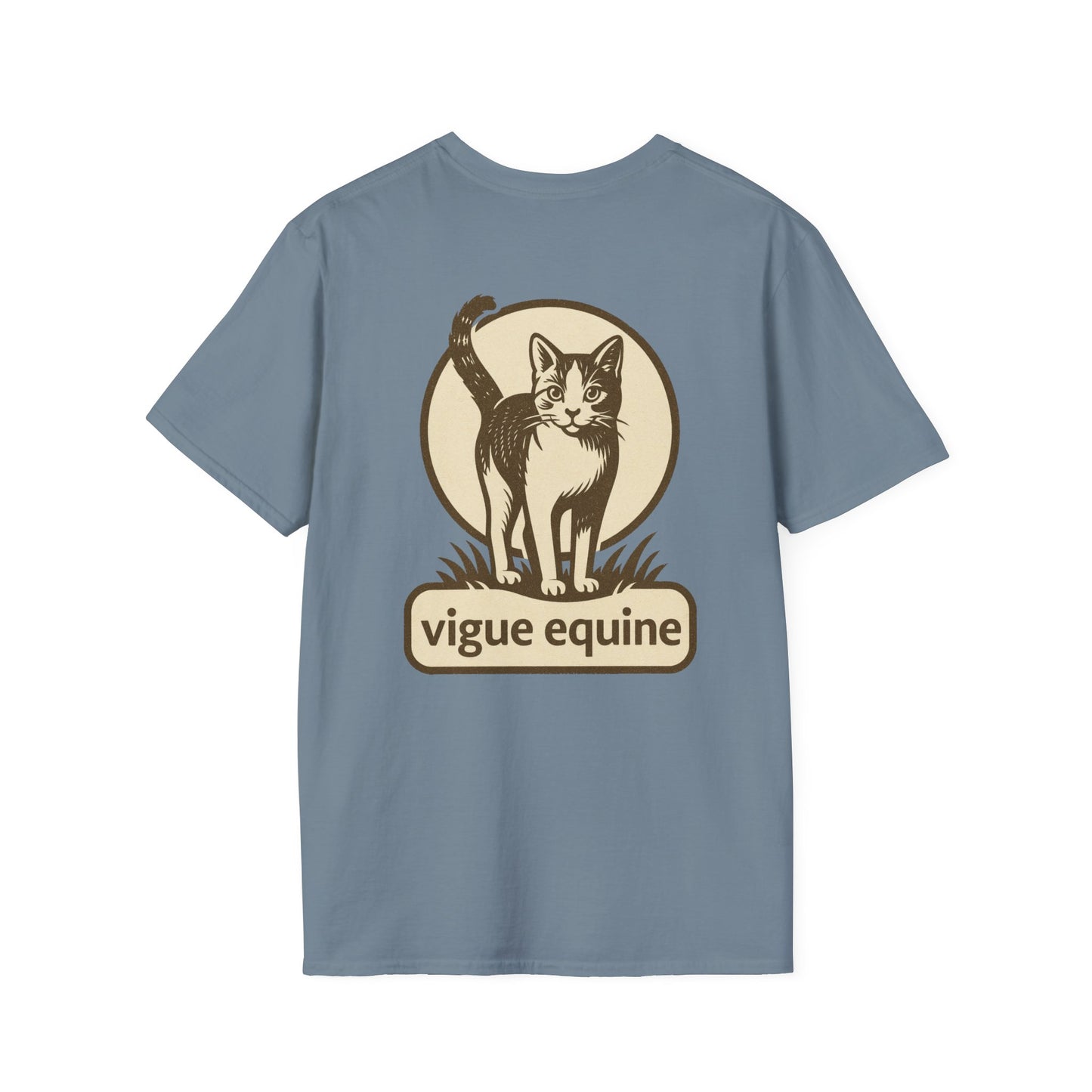 Alley Cat Vigue Equine LLC Merch for Countryside Runners- soft style t-shirt