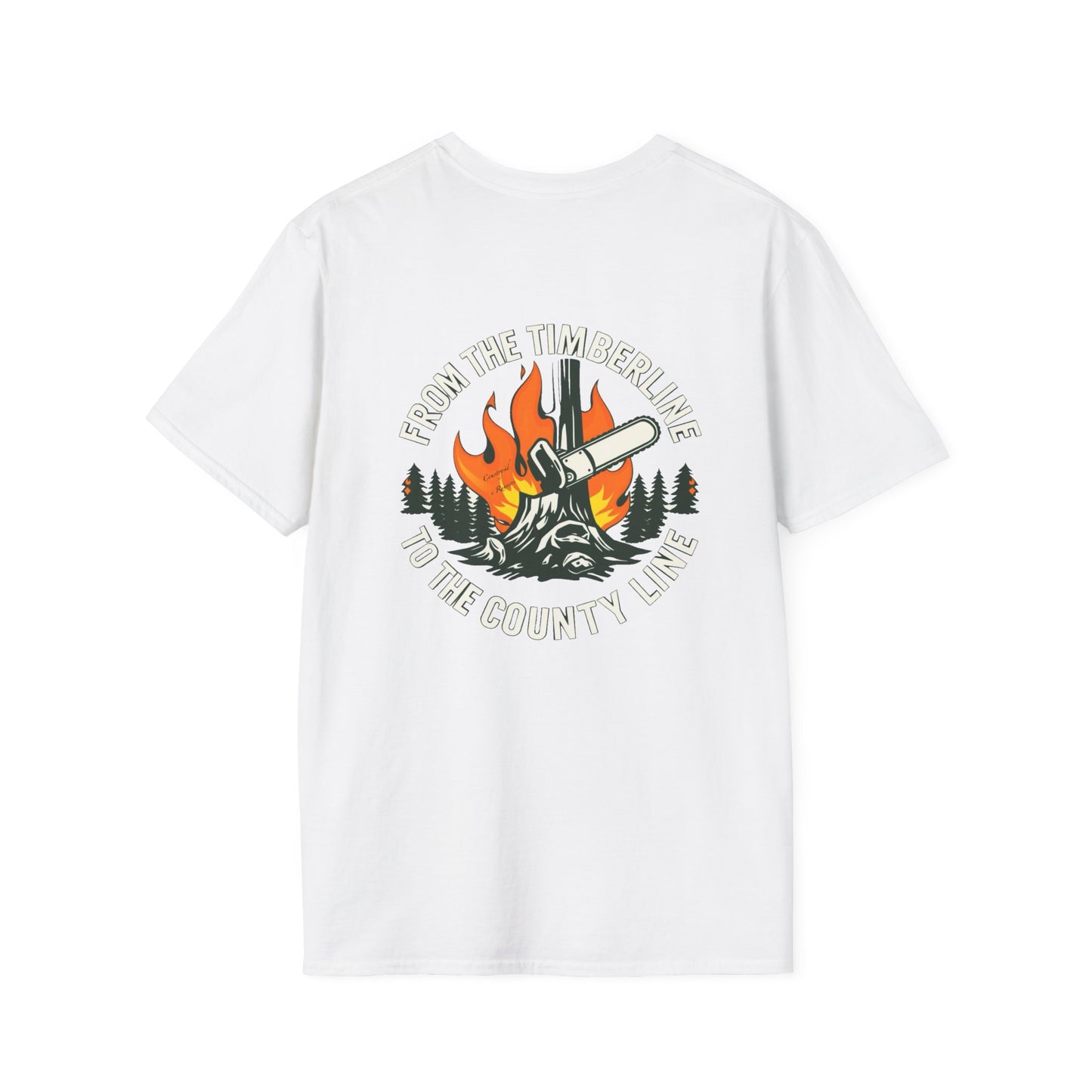 Timberline to countyline blue collar built Unisex T-Shirt - Blue Collar Countryside Runners Merch