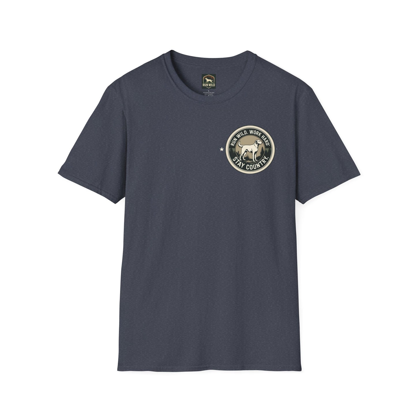 Unisex Softstyle T-Shirt featuring Outdoor Dog & Running Themes | Perfect Gift for Dog Lovers, Runners, Outdoor Enthusiasts, [...]