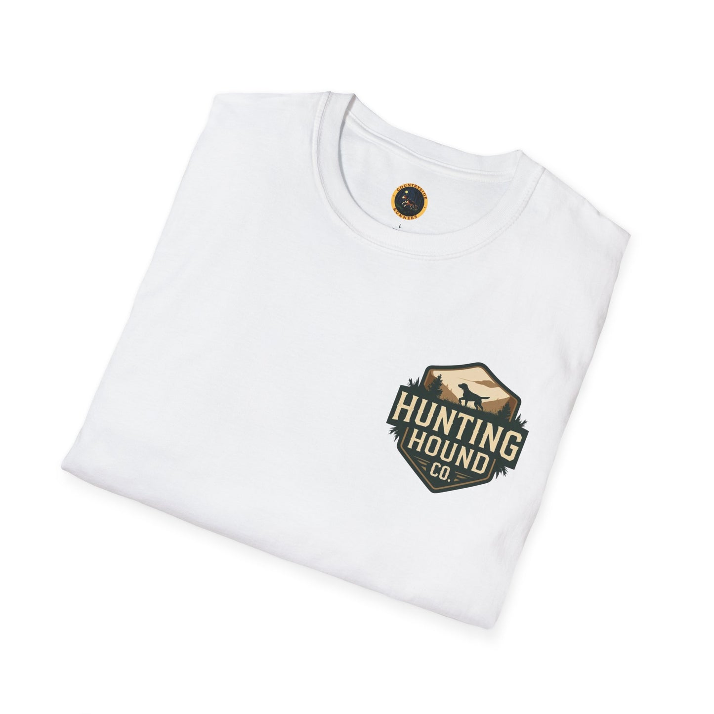 Countryside Runners Unisex Softstyle T-Shirt, Outdoor Tee, Dog Lovers Gift, Hunting Hound Apparel, Nature Themed Shirt, Animal Print T-Shirt