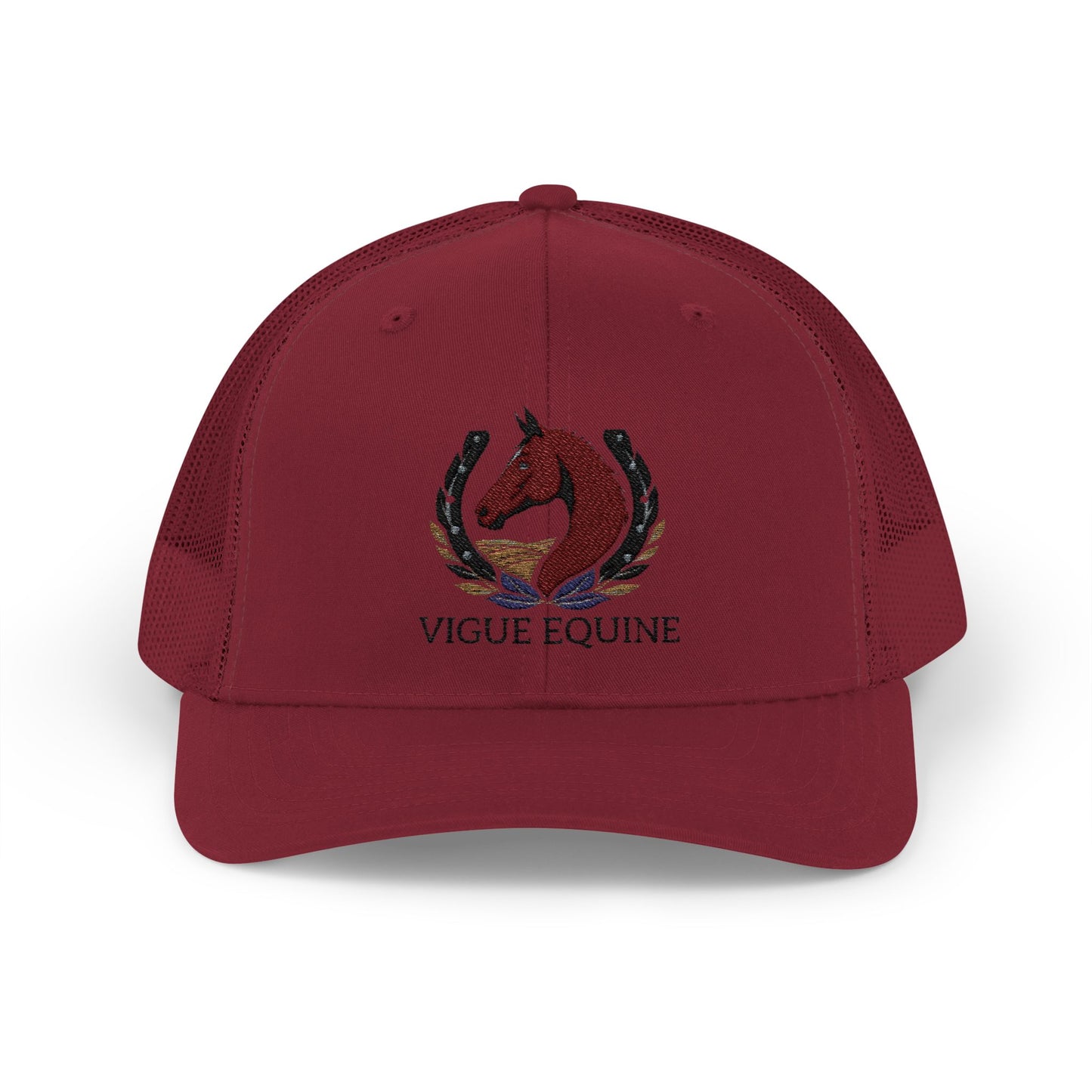 Vigue equine LLC Equestrian Snapback Trucker Cap, Adjustable Horse Rider Hat, Outdoor Sports Cap, Gift for Horse Lovers, Fun Western Style Headwear