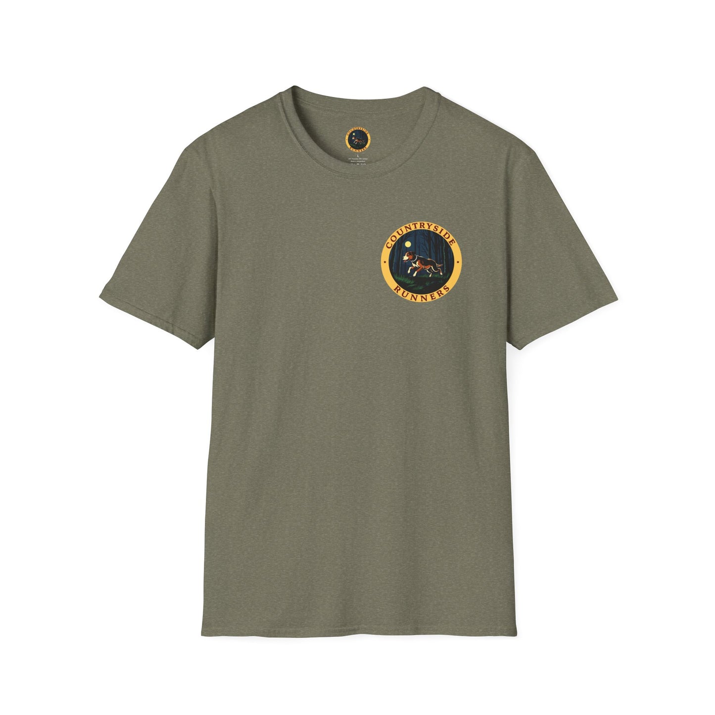 Bluetick Adventure Unisex Softstyle T-Shirt, Casual Tee, Dog Lover Gift, Outdoor T-Shirt, Nature Theme Apparel, Adventure Clothing