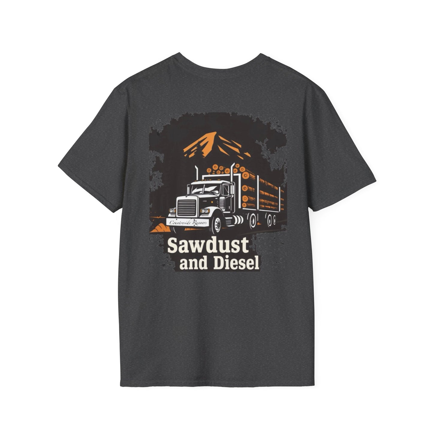Sawdust and Diesel blue collar built T-Shirt