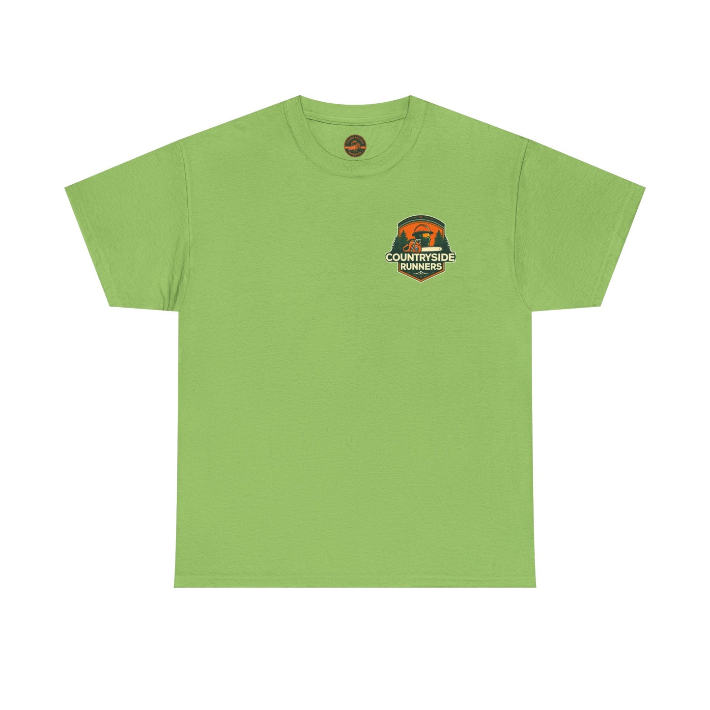 Blue collar line- Countryside Runners Heavy Cotton Tee, Running Shirt, Unisex T-Shirt, Sports Apparel, Outdoor Activity Gear, Gift for Runners