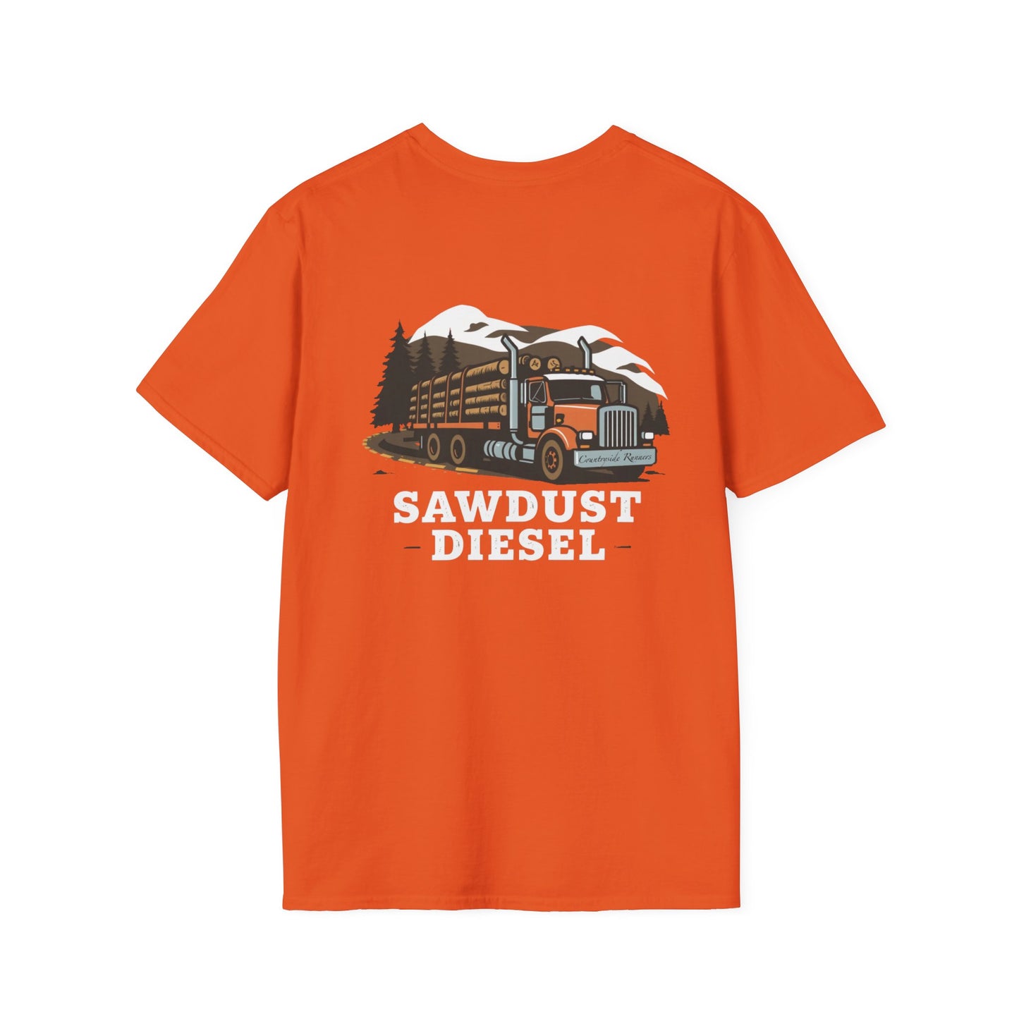 Sawdust Diesel blue collar built Unisex T-Shirt - Blue Collar Countryside Runners Merch