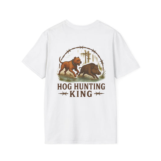 T-Shirt - Hog Hunting King Catch Dog Love