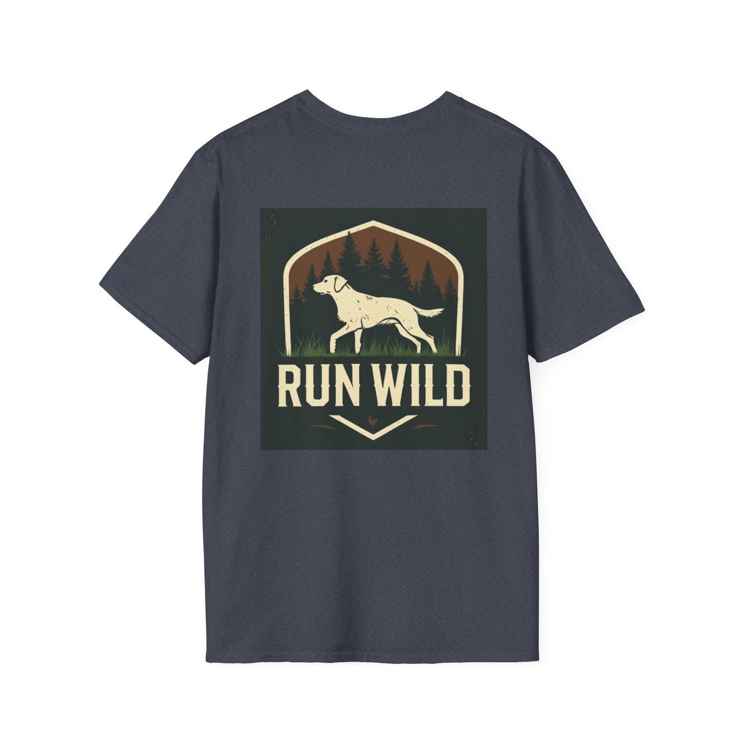 Unisex Softstyle T-Shirt featuring Outdoor Dog & Running Themes | Perfect Gift for Dog Lovers, Runners, Outdoor Enthusiasts, [...]