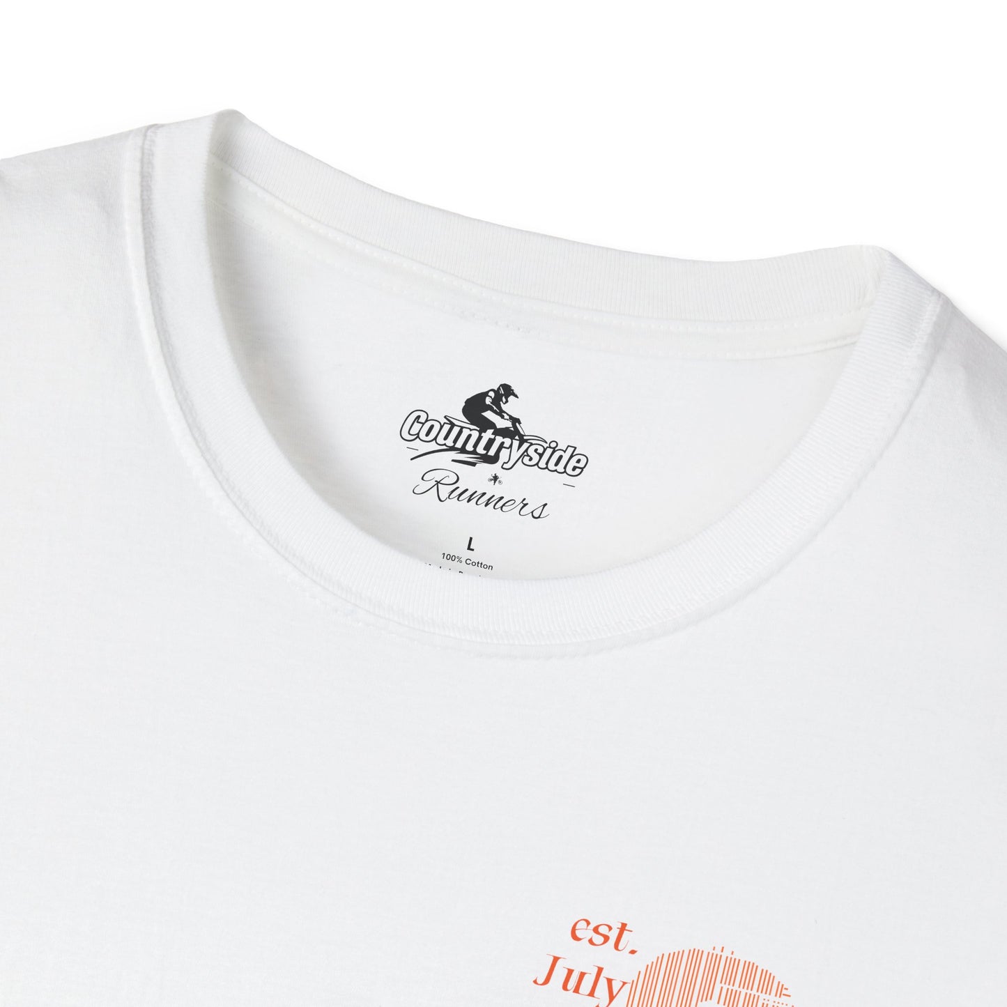 We don’t clock out Countryside Runners brand T-shirt
