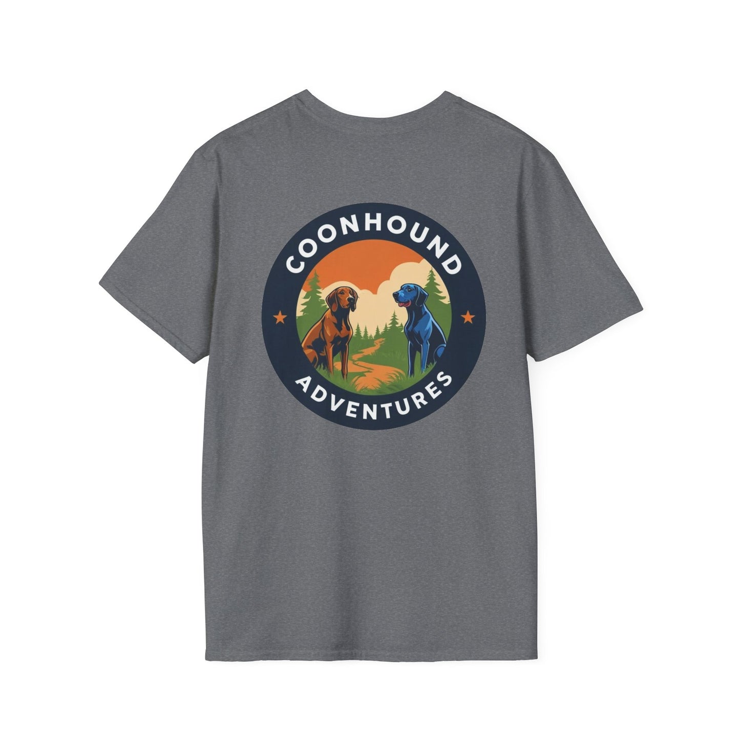 Coonhound Adventure T-Shirt, Dog Lover's Tee, Outdoor Enthusiast Gift, Animal Lover Apparel, Hiking Shirt, Nature Explorer Top