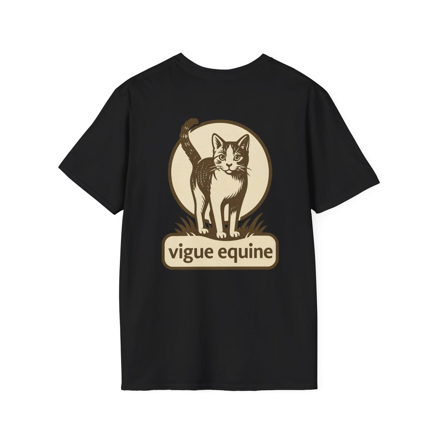 Alley Cat Vigue Equine LLC Merch for Countryside Runners- soft style t-shirt