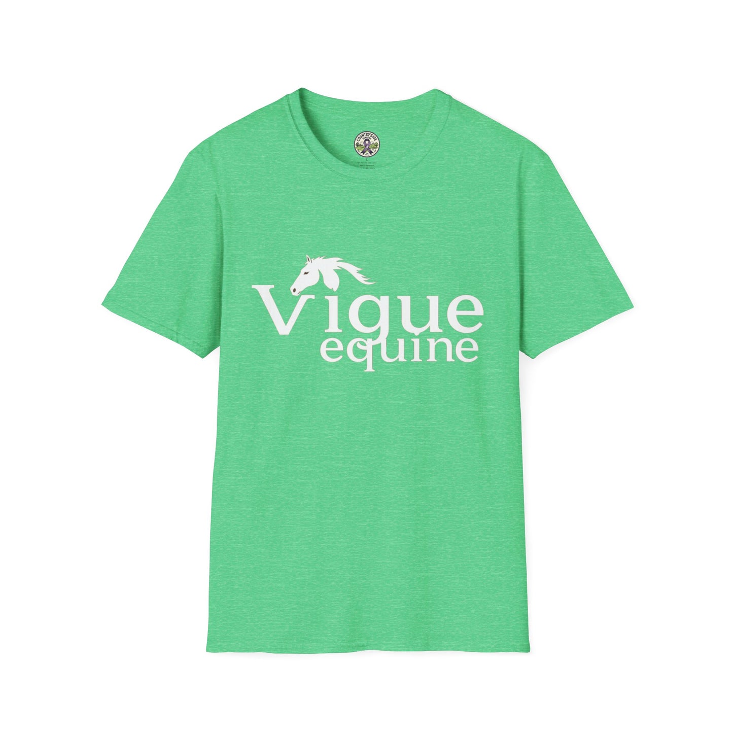Alley Cat Vigue Equine LLC Merch for Countryside Runners- soft style t-shirt