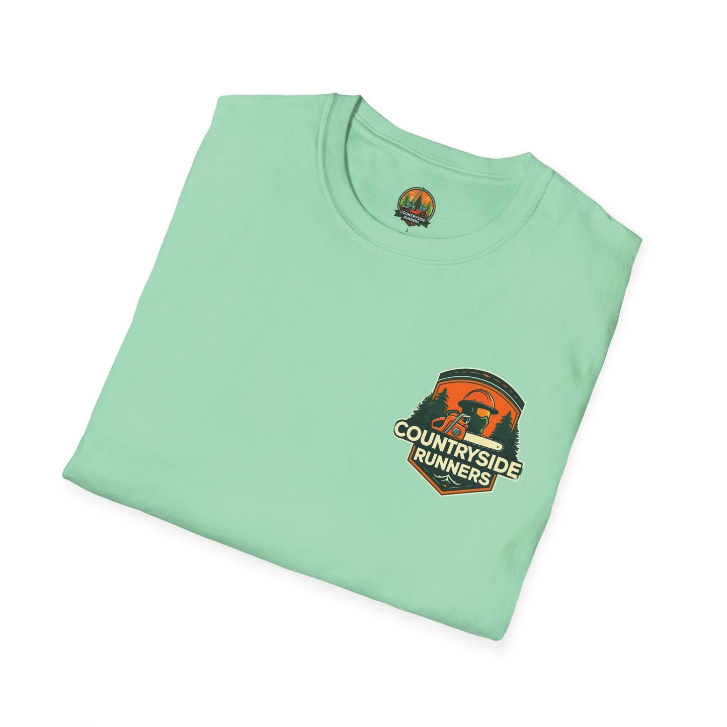 Countryside Runners Blue Collar line Heavy Duty Equipment T-Shirt | Outdoor Adventure Tee, Gift for Nature Lovers, Hiking Apparel, Casual Wear, Eco-Friendly Clothing