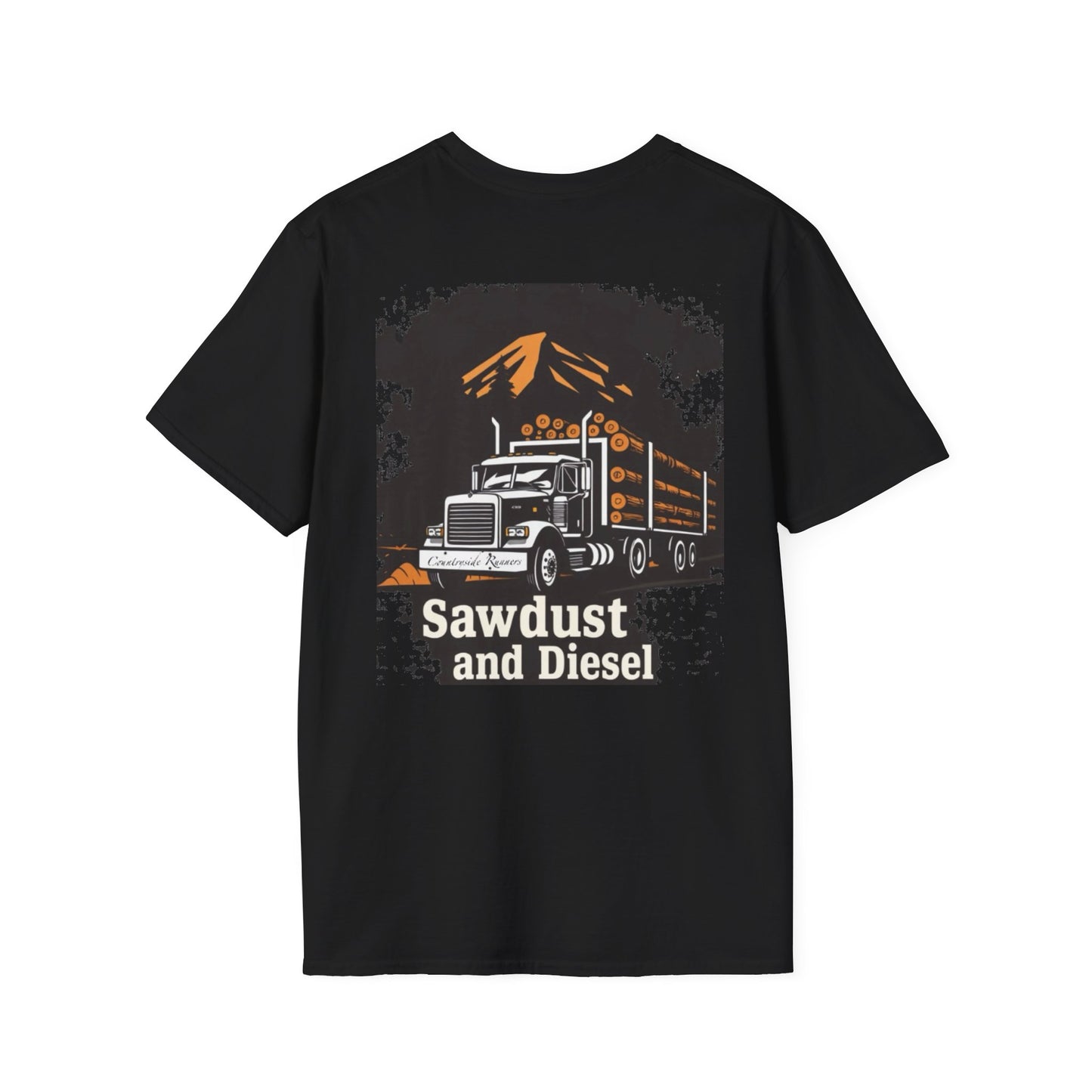 Sawdust and Diesel blue collar built T-Shirt