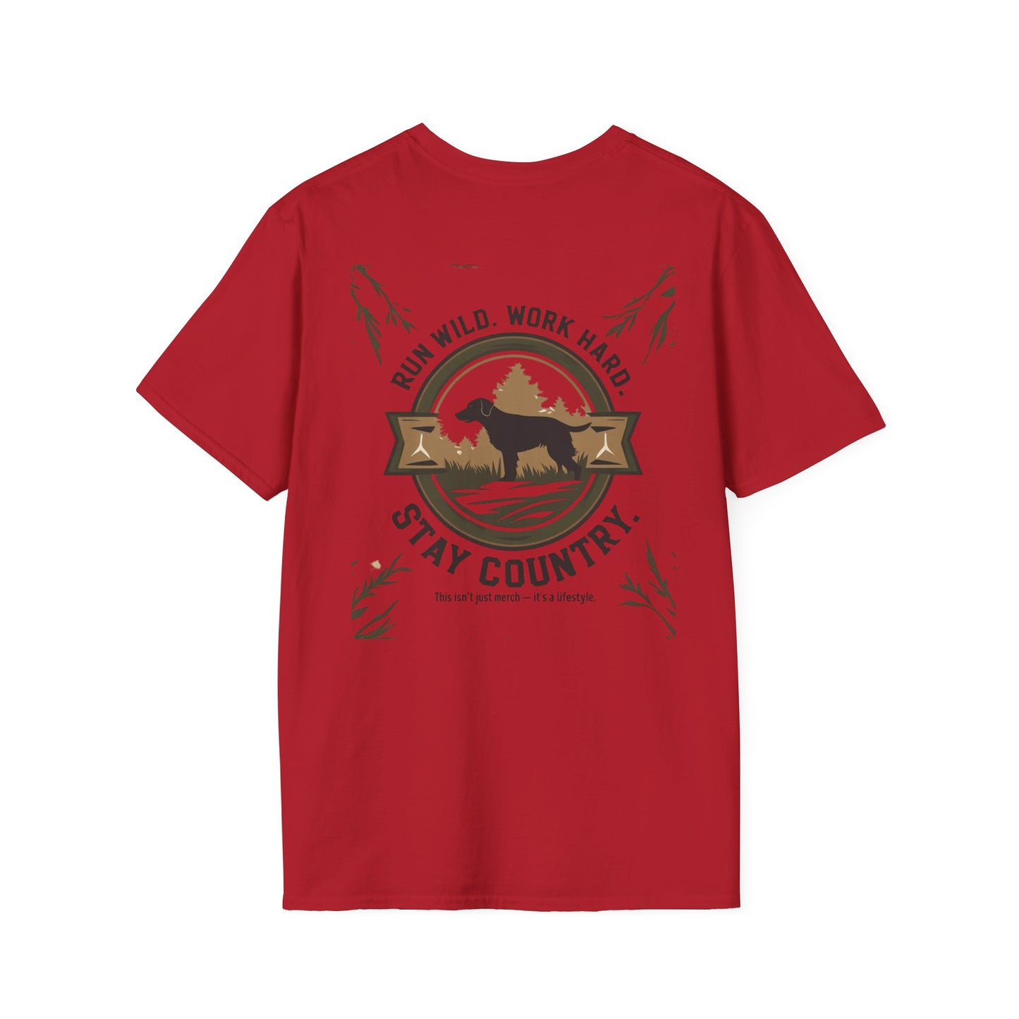 Countryside Runners T-Shirt, Rustic Outdoor Apparel, Gift for Dog Lovers, Hiking Shirt, Country Life Fashion