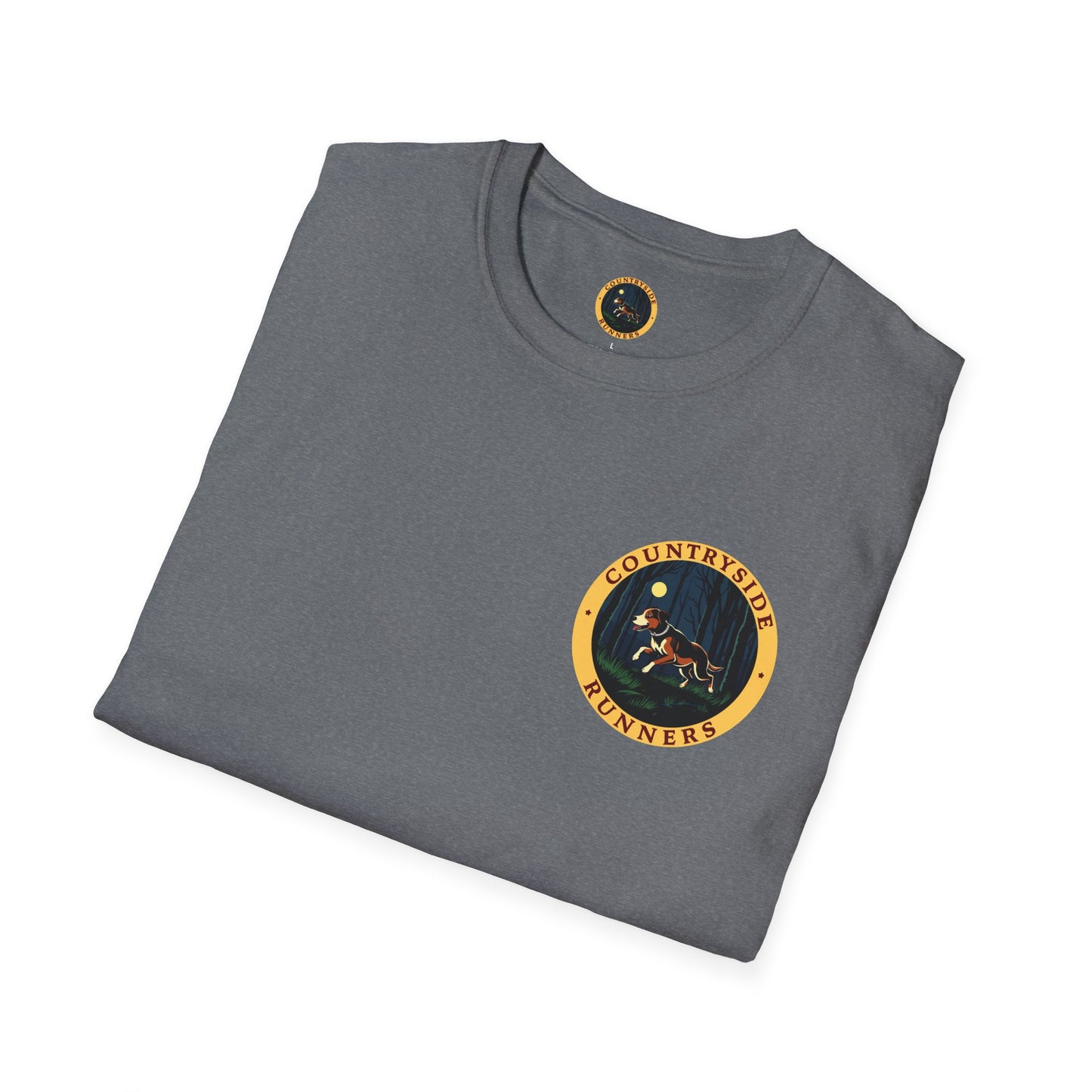 Bluetick Adventure Unisex Softstyle T-Shirt, Casual Tee, Dog Lover Gift, Outdoor T-Shirt, Nature Theme Apparel, Adventure Clothing