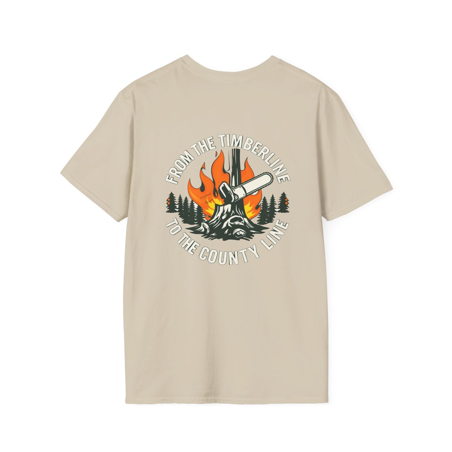 Timberline to countyline blue collar built Unisex T-Shirt - Blue Collar Countryside Runners Merch