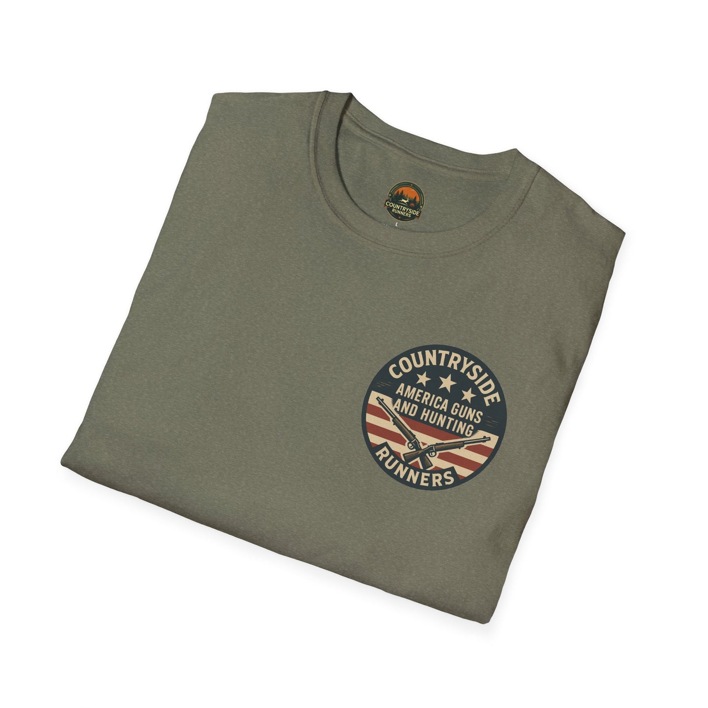 Patriotic Adventures T-Shirt | Outdoor Enthusiast Gear, Camping Tee, Hunting Apparel, Gift for Dads, Summer Adventure Wear