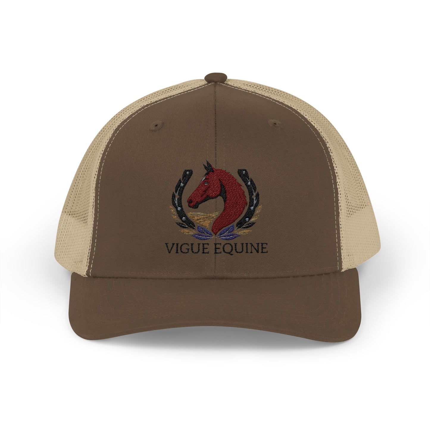 Vigue equine LLC Equestrian Snapback Trucker Cap, Adjustable Horse Rider Hat, Outdoor Sports Cap, Gift for Horse Lovers, Fun Western Style Headwear
