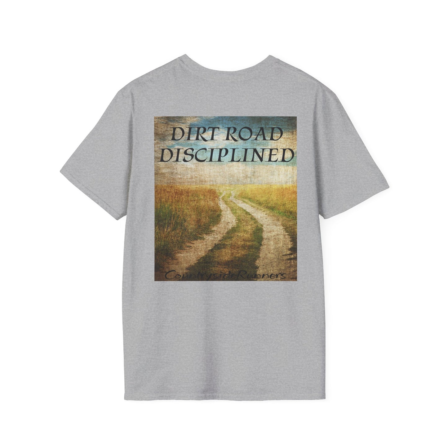 Dirt Road Disciplined Countryside Runners brand T-shirt