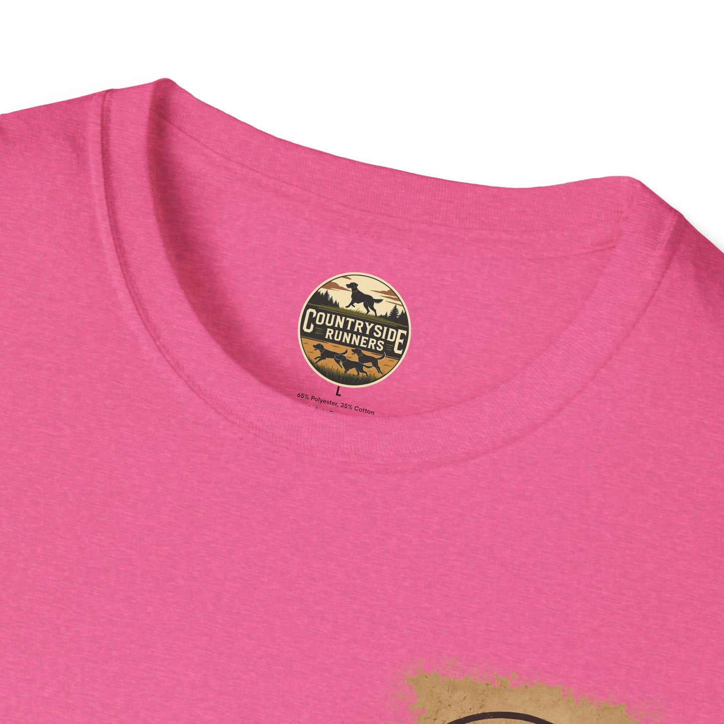 Countryside Runners T-Shirt | Unisex Graphic Tee for Dog Lovers | Nature Sports Shirt | Gift for Runners | Outdoor Adventure Apparel