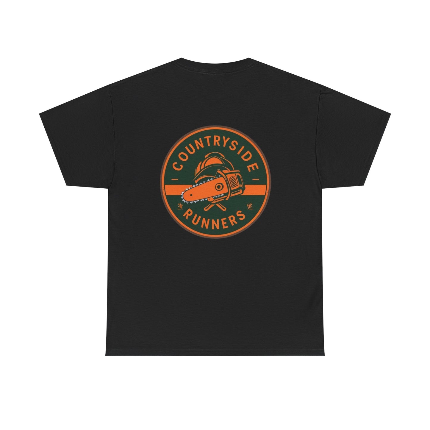 Blue collar line- Countryside Runners Heavy Cotton Tee, Running Shirt, Unisex T-Shirt, Sports Apparel, Outdoor Activity Gear, Gift for Runners