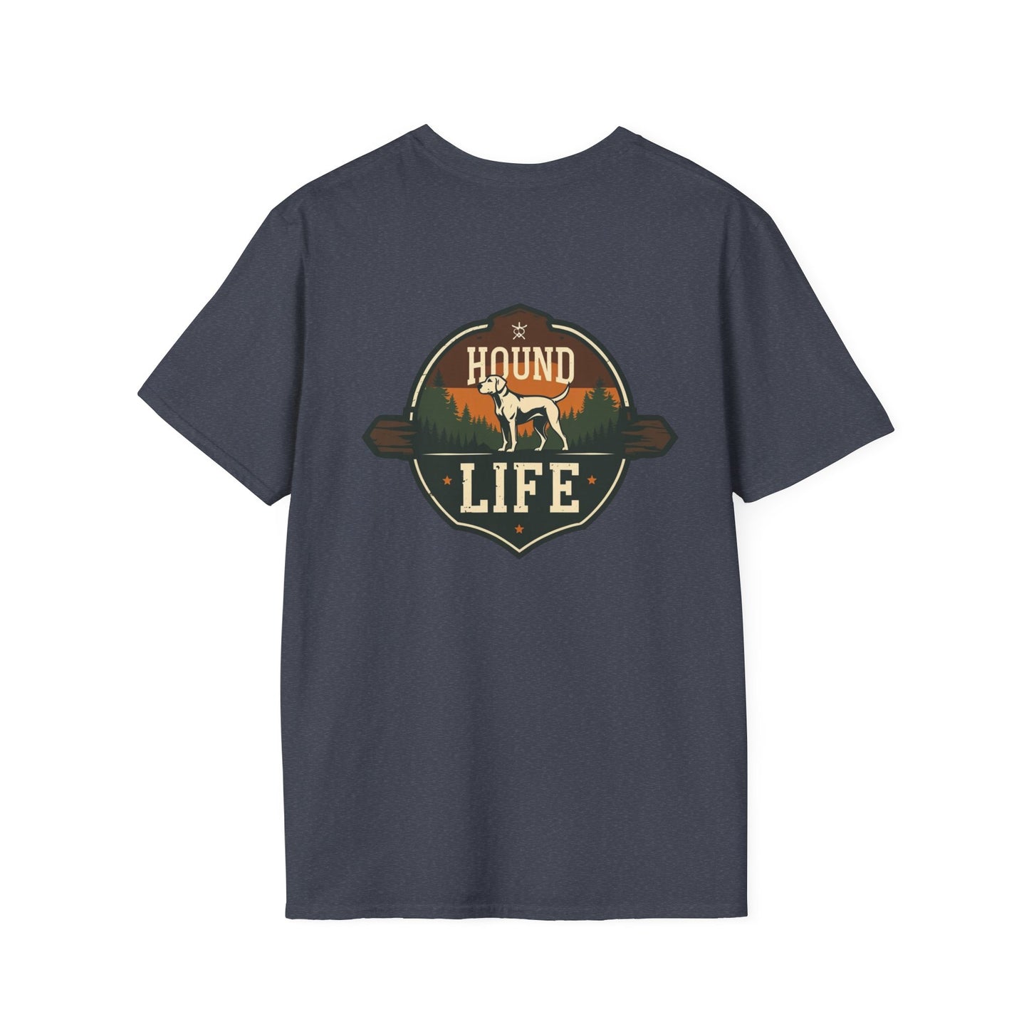 Hound Life Unisex Softstyle T-Shirt, Dog Lover Tee, Gift for Pet Owners, Casual Wear, Outdoor Adventure Shirt