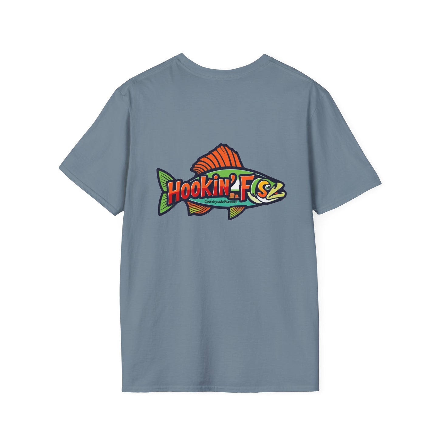 Hooked- Countryside Fishing T-Shirt rods and country