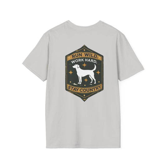 Country Dog T-Shirt, Casual Tee, Gift for Dog Lovers, Pet Owner Apparel, Farmhouse Style, Outdoor Adventure Clothing